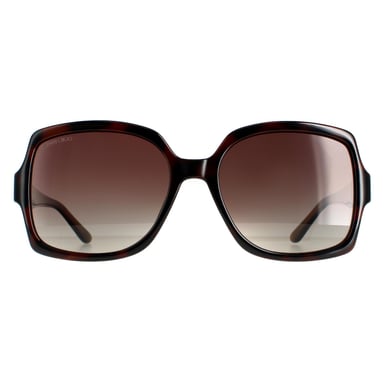 Jimmy Choo Square señoras carey oscuro marrón polarizado sammi/g/s