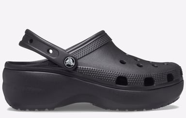 Crocs Mules de plataforma clásicos - - Negro