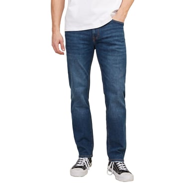Jack & Jones Men's Blue Jeans Regular Fit Casual 5-Pocket Design