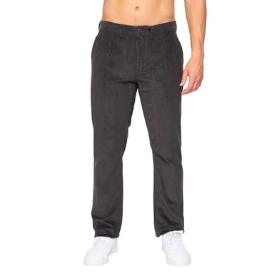 Crosshatch Mens Cordout Loose Trousers (Anthracite)