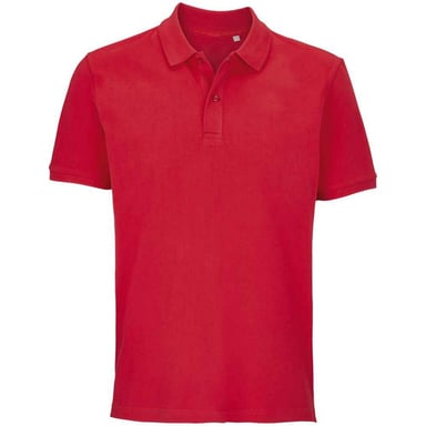 SOLS Unisex Adult Pegase Polo Shirt (Bright Red)