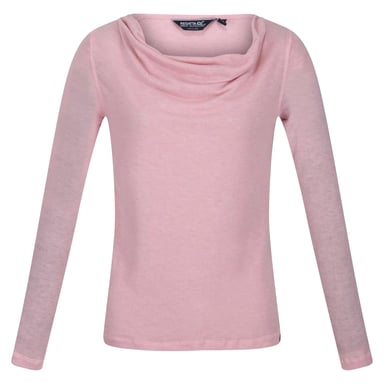 Regatta Womens/Ladies Frayda Long Sleeved T-Shirt (Powder Pink)