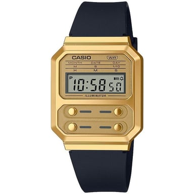 Casio Casio Collection Vintage Unisex's Black Watch A100WEFG-9AEF