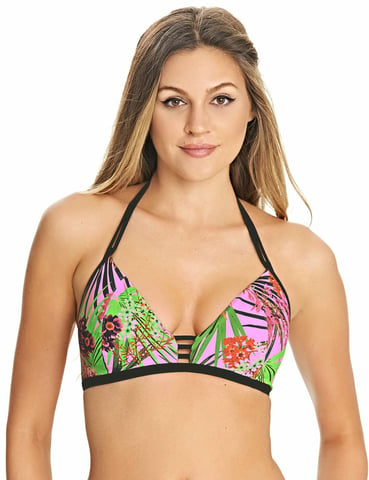 Freya Lost in Paradise Soft Triangle Bikini Top Pink