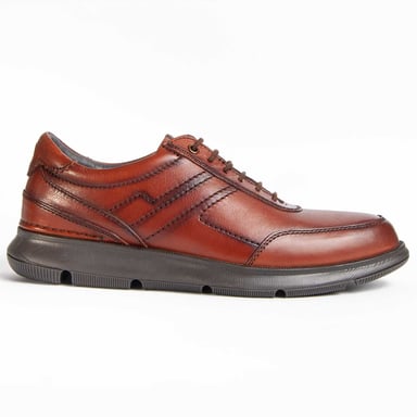 Purapiel Zapato Oxford Confore4 Marron