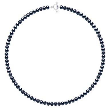 Necklace of Real Cultured Freshwater Pearls and Semi Round 6-7 mm