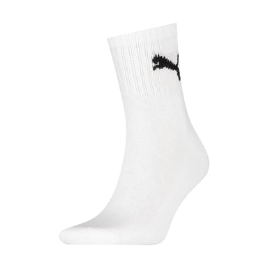 Puma Unisex Adult Lightweight Crew Socks (Pack of 3) (White)