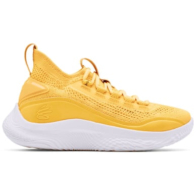 Under Armour Curry Flow 8 GS Entrenadores de niños amarillos