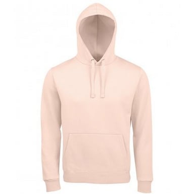 SOLS Unisex Adults Spencer Hooded Sweatshirt (Creamy Pink)