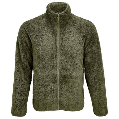 SOLS Unisex Adult Finch Fluffy Jacket (Army)