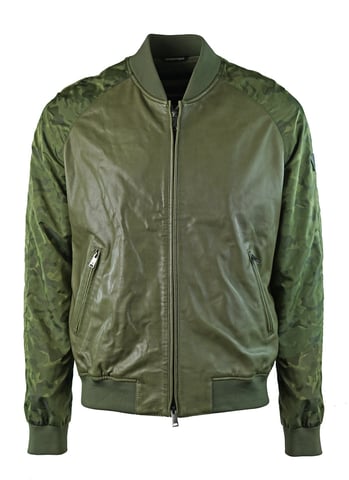 Emporio Armani W1B54P W1P58 010 Chaqueta de cuero