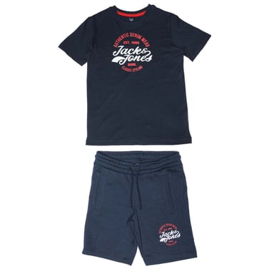 Boy's Jack Jones Junior Brat T-Shirt & Short Set in Navy
