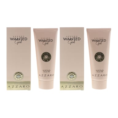 Azzaro Wanted Girl Shower Milk 200ml x 2