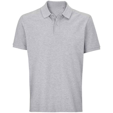 SOLS Unisex Adult Pegase Marl Pique Polo Shirt (Grey Marl)