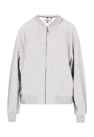 Dreimaster Sweat-jacket women Grey melange