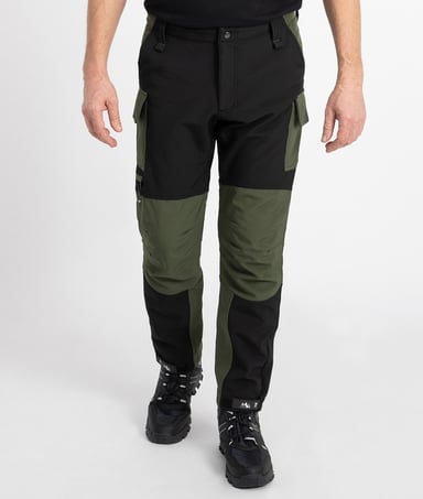 Rock Creek Softshellhose Dunkelgrün