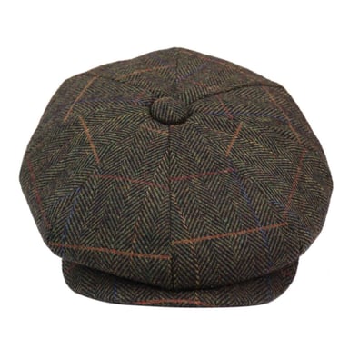 Gorra plana con diseño de espiga de Peaky Blinders para hombre