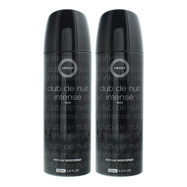 Armaf Club De Nuit Intense Man Body Spray 200ml x 2