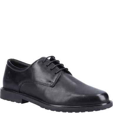Hush Puppies Womens/Ladies Verity Plain Leather Oxfords (Black)