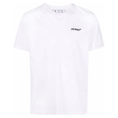 Off-White For All camiseta blanca de corte slim
