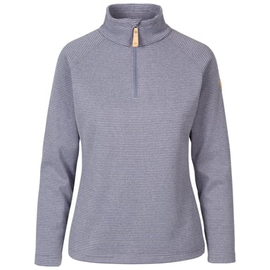 Trespass Womens/Ladies Olga Leather Fleece Top (Denim Blue Marl)