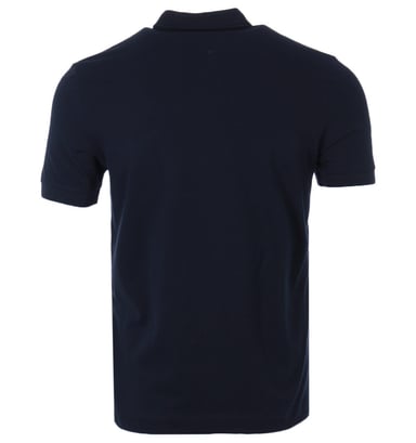 Lacoste Paris Stretch Cotton Pique Polo Shirt - Navy Blue