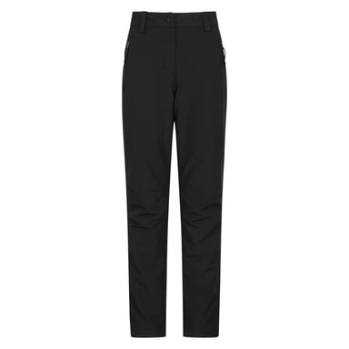 Mountain Warehouse Womens/Ladies Arctic II Thermal Fleece Hiking Trousers (Black)