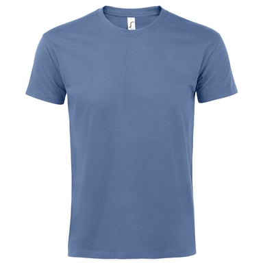 SOLS Mens Imperial Heavyweight Short Sleeve T-Shirt (Blue)