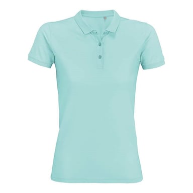 SOLS Womens/Ladies Planet Organic Polo Shirt (Arctic Blue)