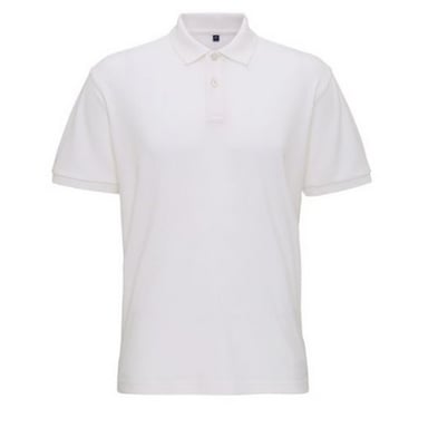 Asquith & Fox Mens Super Smooth Knit Polo Shirt (White)