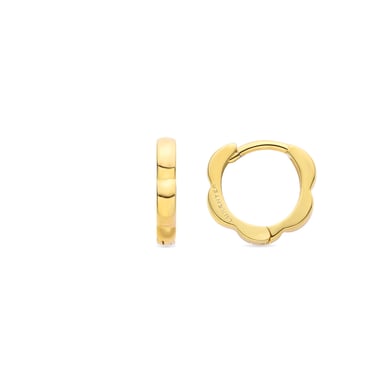 Pendientes Luxenter Diwon,acabados en oro amarillo de 18 quilates