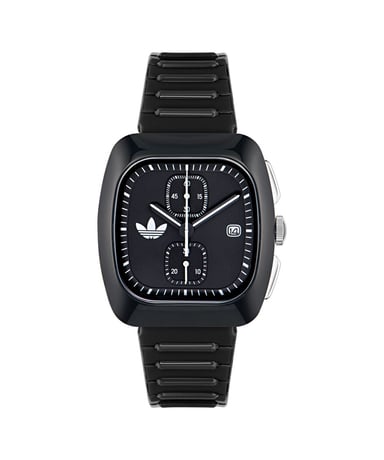 Adidas Originals Retro Wave Two Chrono Unisex's Black Watch AOSY24533