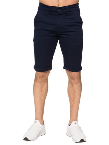 Enzo | Pantalones Cortos Chinos Ajustados para Hombre con Elástico