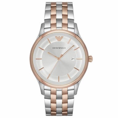 Emporio Armani AR11044 Lambda Silver Dial Men's Watch