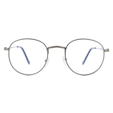 Montana Round Gunmetal Gray montura de gafas femenina unisex