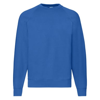 Fruit Of The Loom Mens Classic 80/20 Raglan Sweatshirt (Royal Blue)