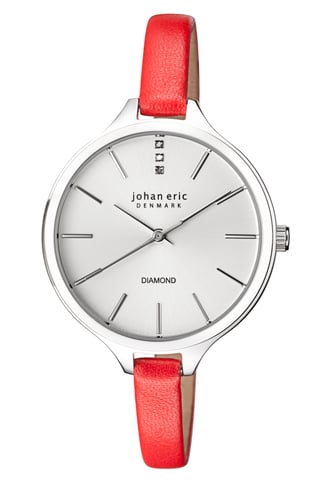 Johan eric herlev reloj rojo delgado