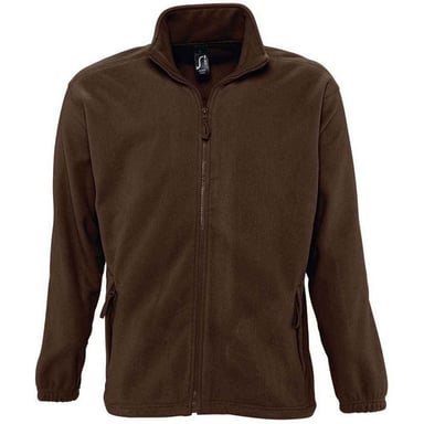 SOLS Unisex Adult North Fleece Jacket (Dark Chocolate)