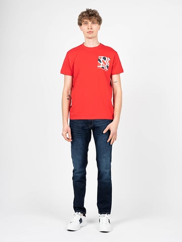 Pepe Jeans Camiseta Alford Hombre de color rojo