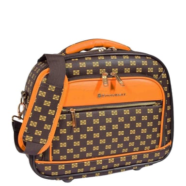 Bolsa de cosméticos marrón