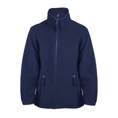 SOLS Childrens/Kids North Zip-Up Fleece Jacket (Navy)