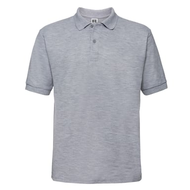 Russell Mens Polycotton Pique Polo Shirt (Light Oxford)