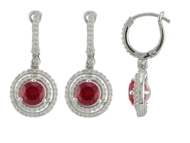 Orphelia 'Belina' Women's 925 Sterling Silver Drop Earrings - Silver ZO-7049