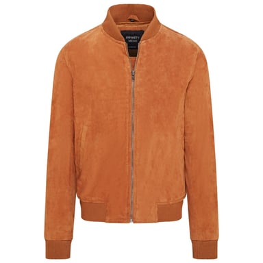 Chaqueta bomber universitaria MA-1 de ante de cabra suave para hombre - Dalian