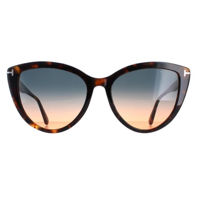 Gafas de sol Tom Ford FT0915 Isabella 55P de color havana verde degradado