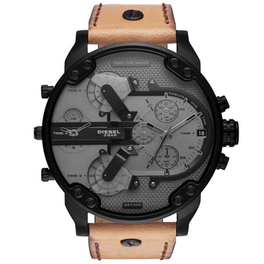 Diesel DZ7406 Mr. Daddy 2.0 Chronograph Brown Leather Men's Watch