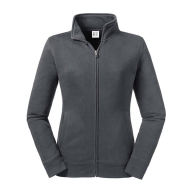 Russell Womens/Ladies Authentic Sweat Jacket (Convoy Grey)