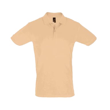 SOLS Mens Perfect Pique Short Sleeve Polo Shirt (Sand)