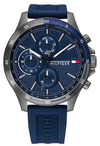 Tommy Hilfiger Bank Men's Blue Watch 1791721