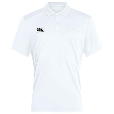 Canterbury Mens Club Dry Polo Shirt (White)